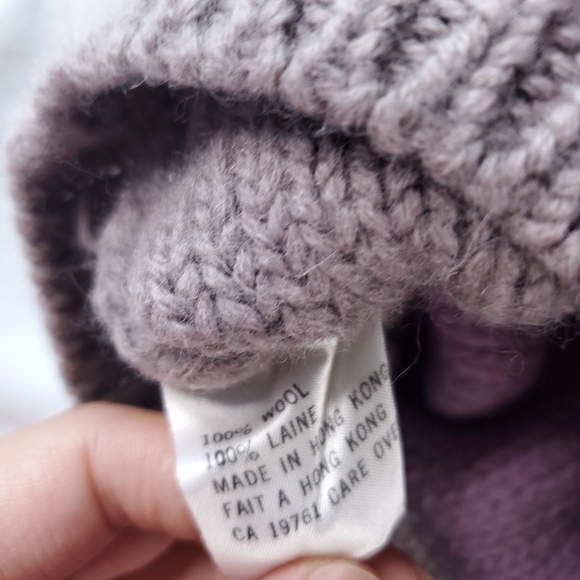 Heavyweight Vintage Wool Oversized Chunky Knit Pastel Sweater - Picture 9 of 16